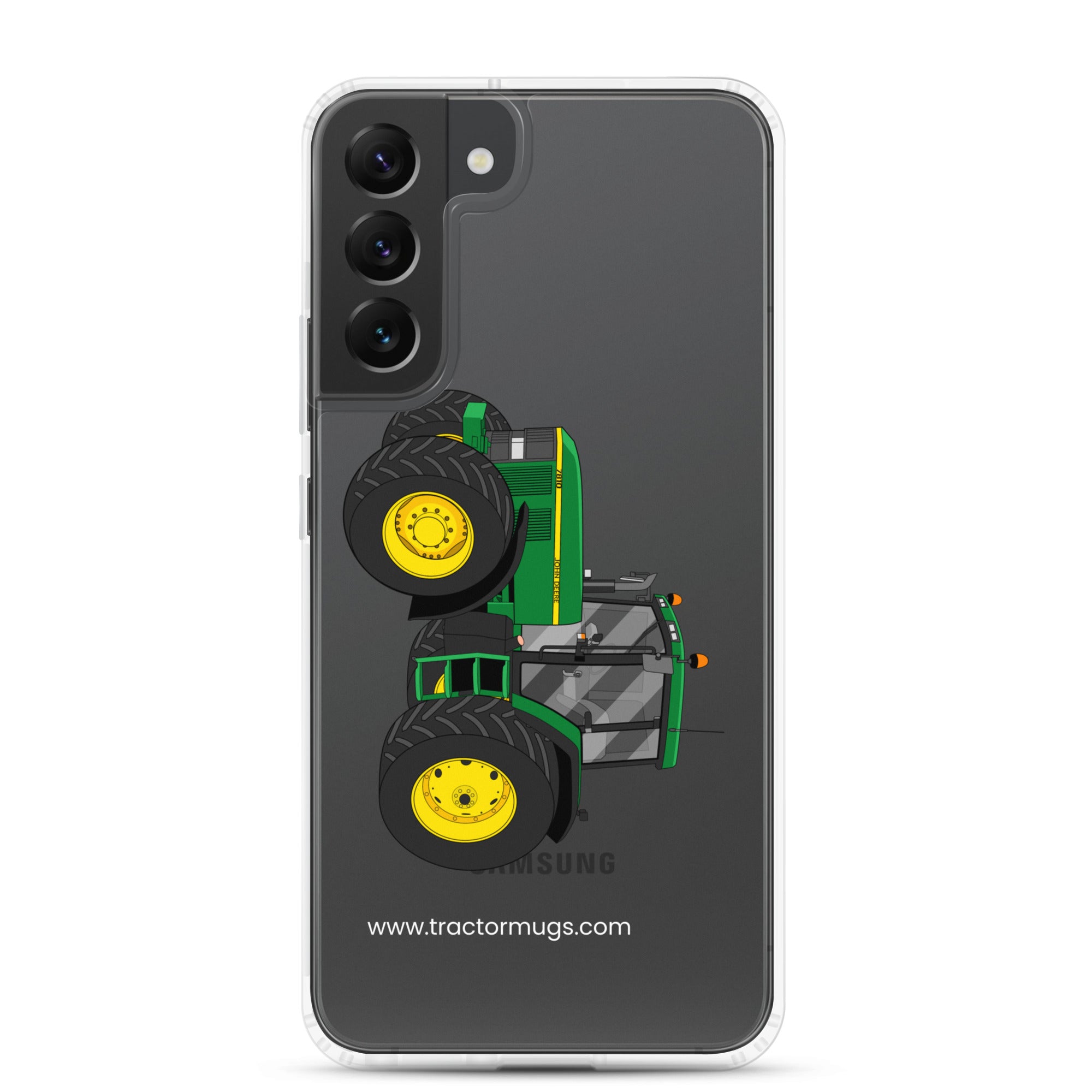 The Tractor Mugs Store Samsung Galaxy S22 Plus John Deere 7810 | Clear Case for Samsung® Quality Farmers Merch