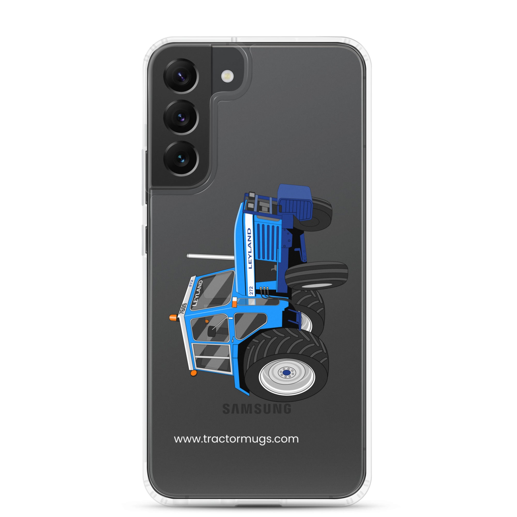 The Tractor Mugs Store Samsung Galaxy S22 Plus Leyland 272 | Clear Case for Samsung® Quality Farmers Merch