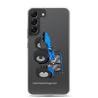 The Tractor Mugs Store Samsung Galaxy S22 Plus New Holland T6 180 Methane | Clear Case for Samsung® Quality Farmers Merch