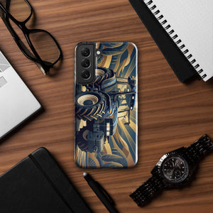 The Tractor Mugs Store Samsung Galaxy S22 Plus New Holland TM 155  | Art Deco Tough case for Samsung® Quality Farmers Merch