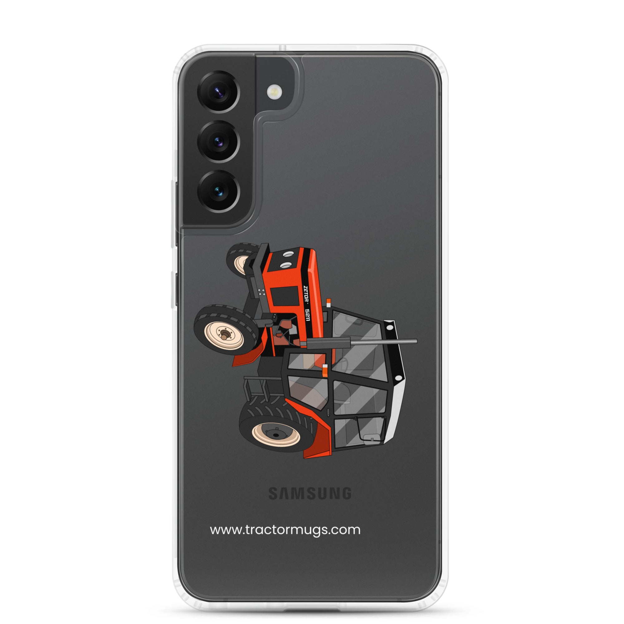 The Tractor Mugs Store Samsung Galaxy S22 Plus Zetor 5211 | Clear Case for Samsung® Quality Farmers Merch