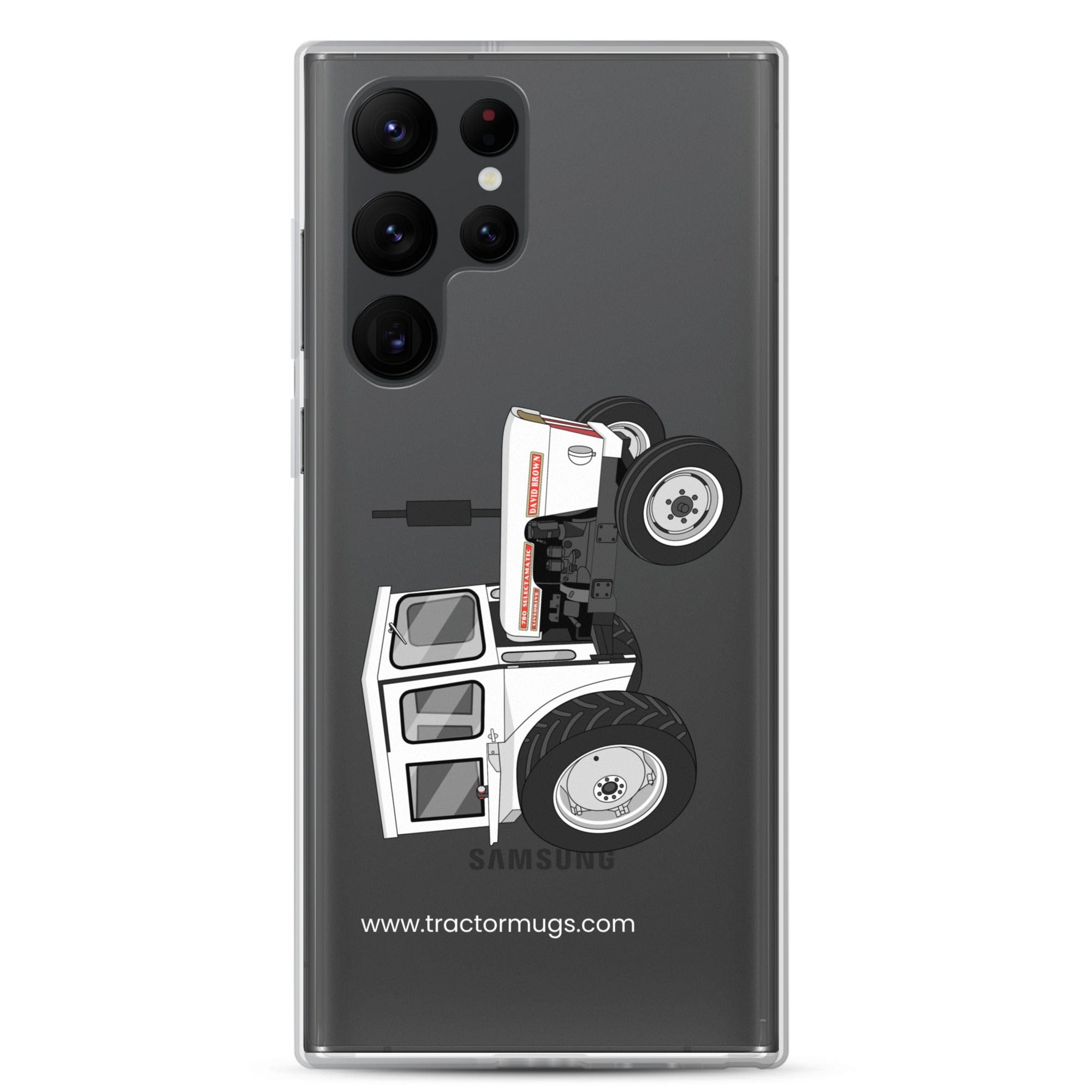 The Tractor Mugs Store Samsung Galaxy S22 Ultra David Brown 780 Selectamatic | Clear Case for Samsung® Quality Farmers Merch