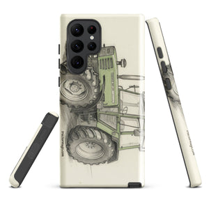 The Tractor Mugs Store Samsung Galaxy S22 Ultra Fendt 308 LSA 4WD Pencil Sketch | Tough case for Samsung® Quality Farmers Merch