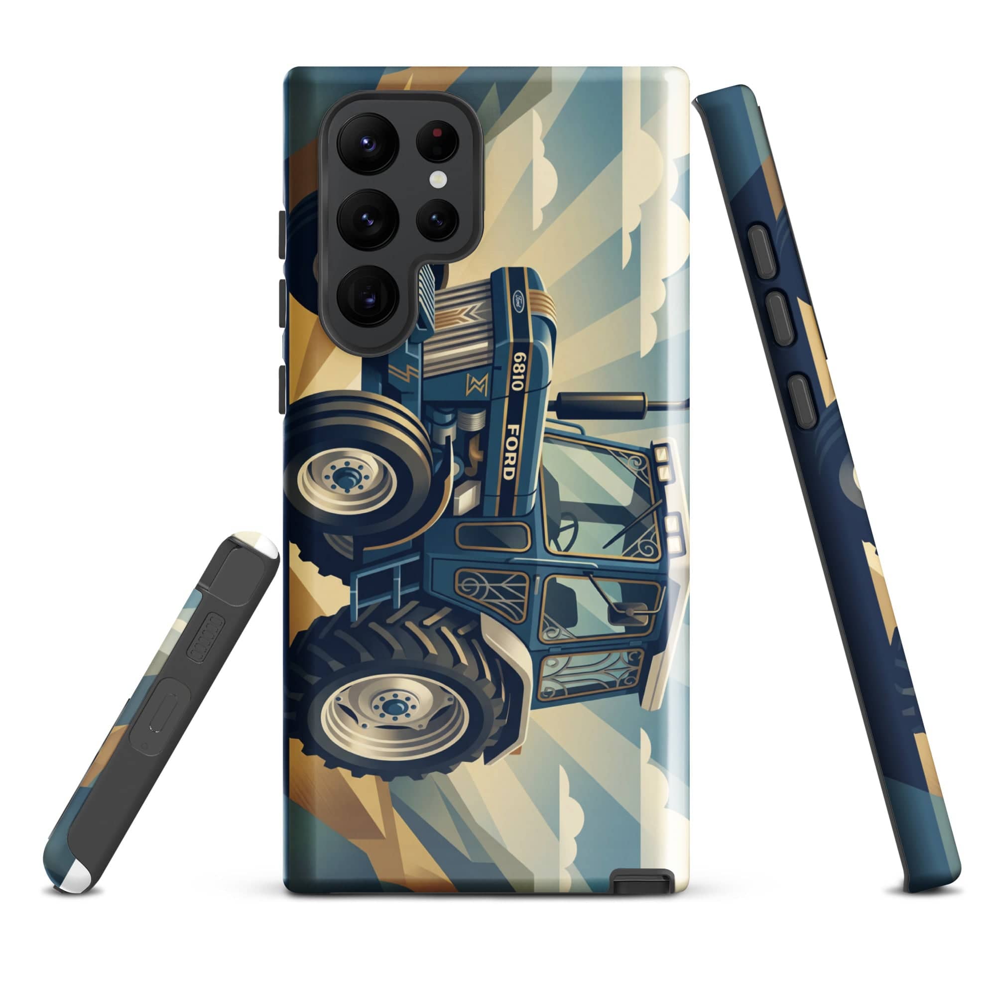 The Tractor Mugs Store Samsung Galaxy S22 Ultra Ford 6810 2WD | Art Deco Tough case for Samsung® Quality Farmers Merch