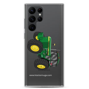 The Tractor Mugs Store Samsung Galaxy S22 Ultra John Deere 4240  |  Clear Case for Samsung® Quality Farmers Merch