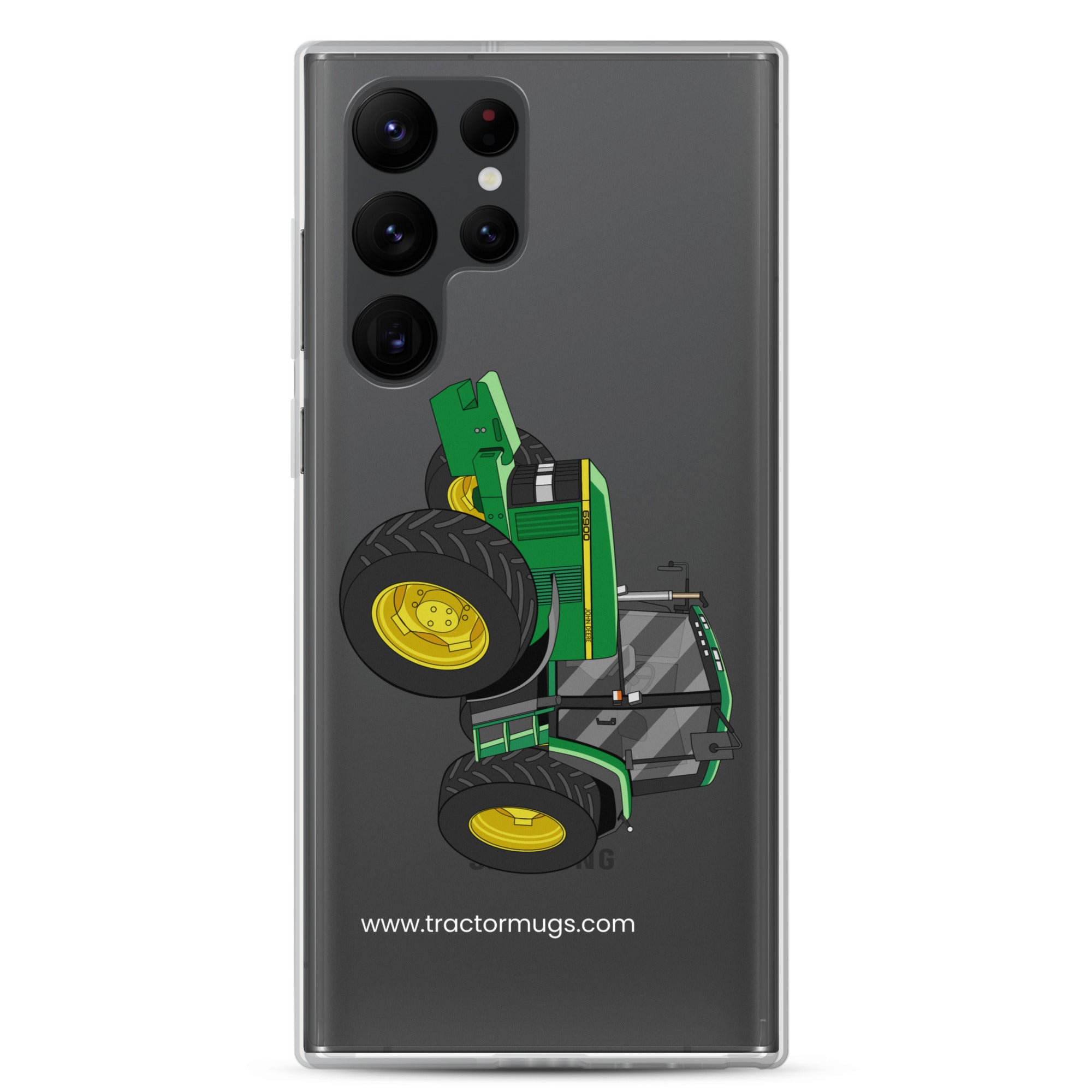 The Tractor Mugs Store Samsung Galaxy S22 Ultra John Deere 6900 | Clear Case for Samsung® Quality Farmers Merch