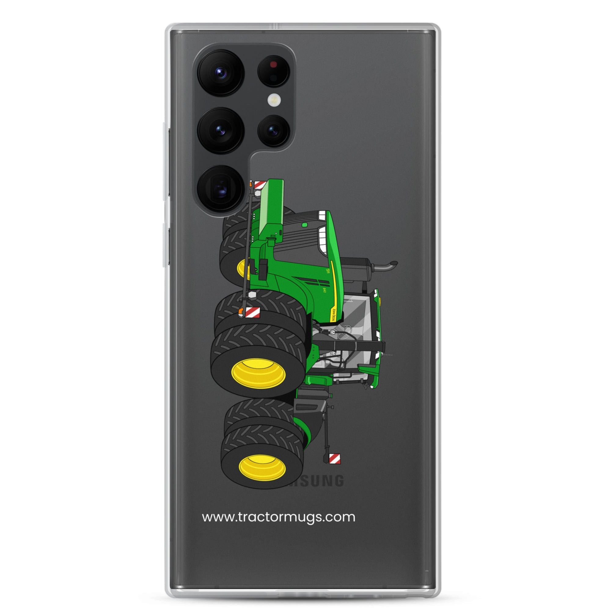 The Tractor Mugs Store Samsung Galaxy S22 Ultra John Deere 9R 640 | Clear Case for Samsung® Quality Farmers Merch