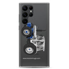 The Tractor Mugs Store Samsung Galaxy S22 Ultra Jubilee Edition Silver Tractor | Clear Case for Samsung® Quality Farmers Merch