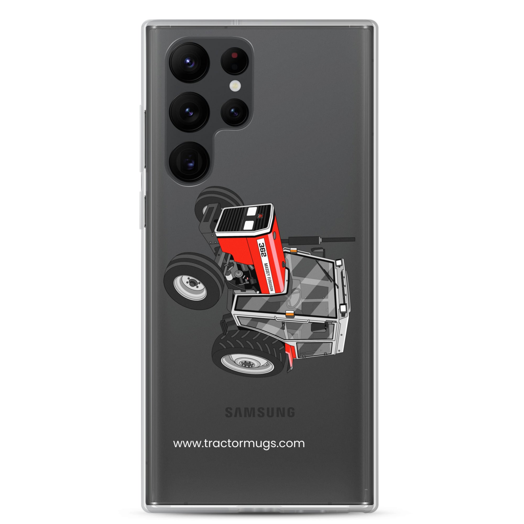 The Tractor Mugs Store Samsung Galaxy S22 Ultra Massey Ferguson 362 | Clear Case for Samsung® Quality Farmers Merch
