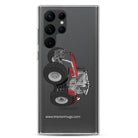 The Tractor Mugs Store Samsung Galaxy S22 Ultra Massey Ferguson 9X | Clear Case for Samsung® Quality Farmers Merch