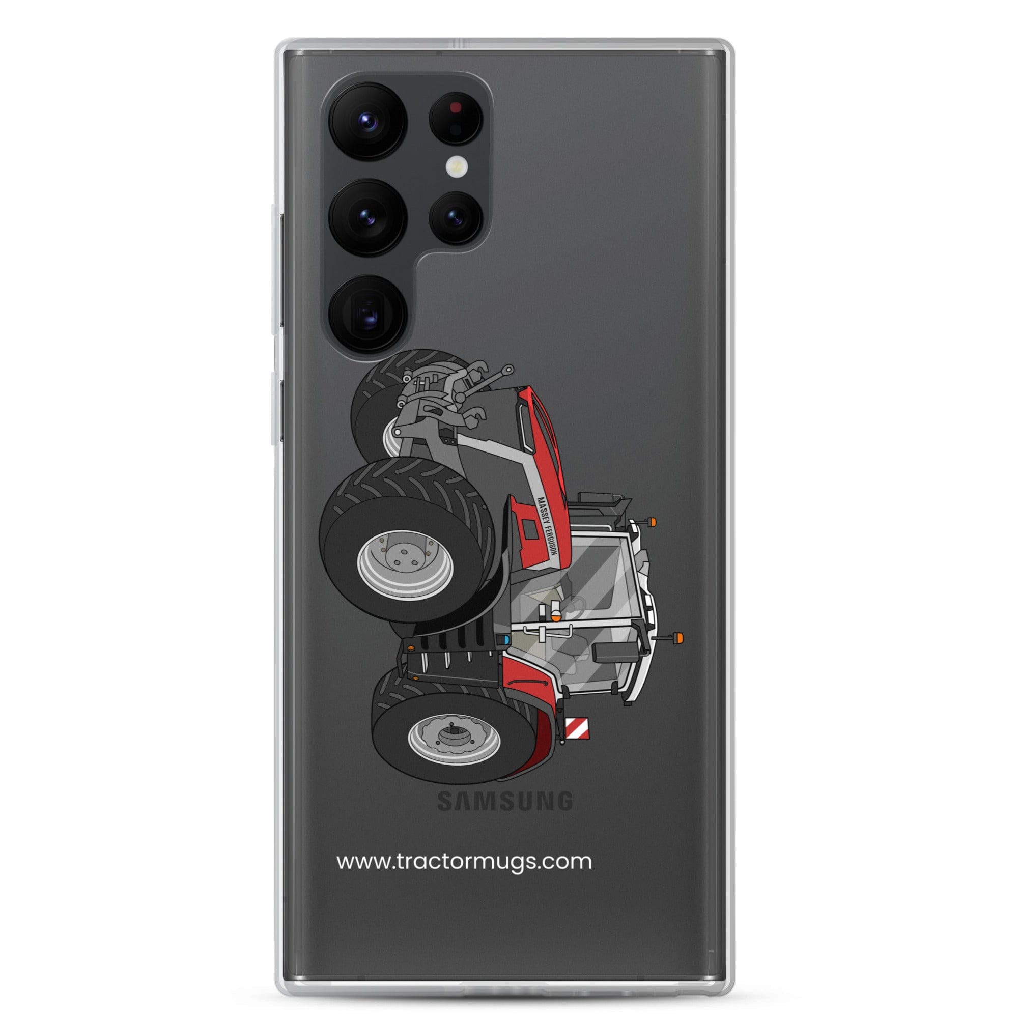 The Tractor Mugs Store Samsung Galaxy S22 Ultra Massey Ferguson 9X | Clear Case for Samsung® Quality Farmers Merch