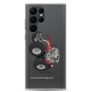 The Tractor Mugs Store Samsung Galaxy S22 Ultra Massey Ferguson 9X | Clear Case for Samsung® Quality Farmers Merch