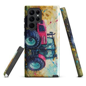 The Tractor Mugs Store Samsung Galaxy S22 Ultra Renault ares 696 rz Splash Art | Tough case for Samsung® Quality Farmers Merch
