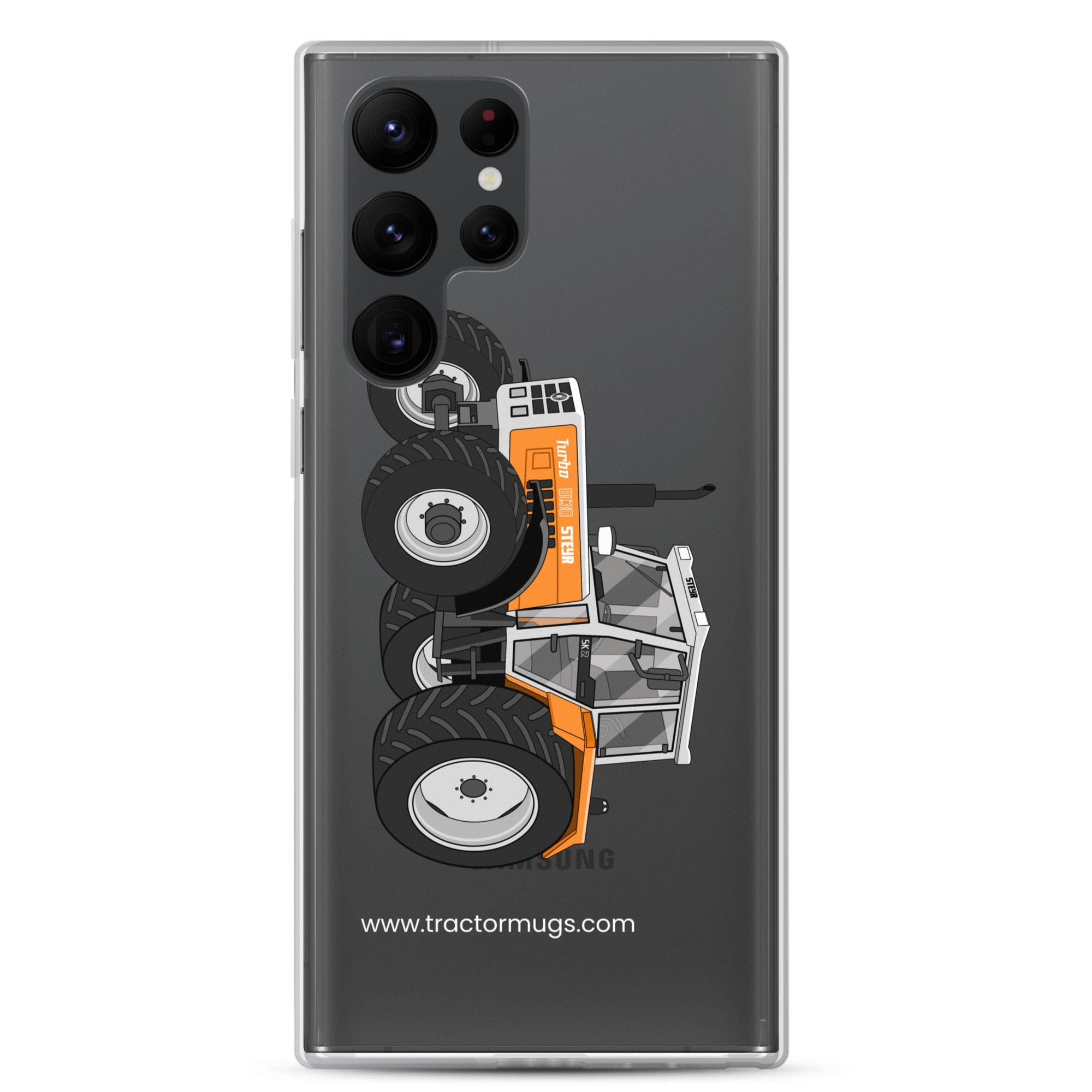 The Tractor Mugs Store Samsung Galaxy S22 Ultra Steyr SK 8130 Kommunal | Clear Case for Samsung® Quality Farmers Merch