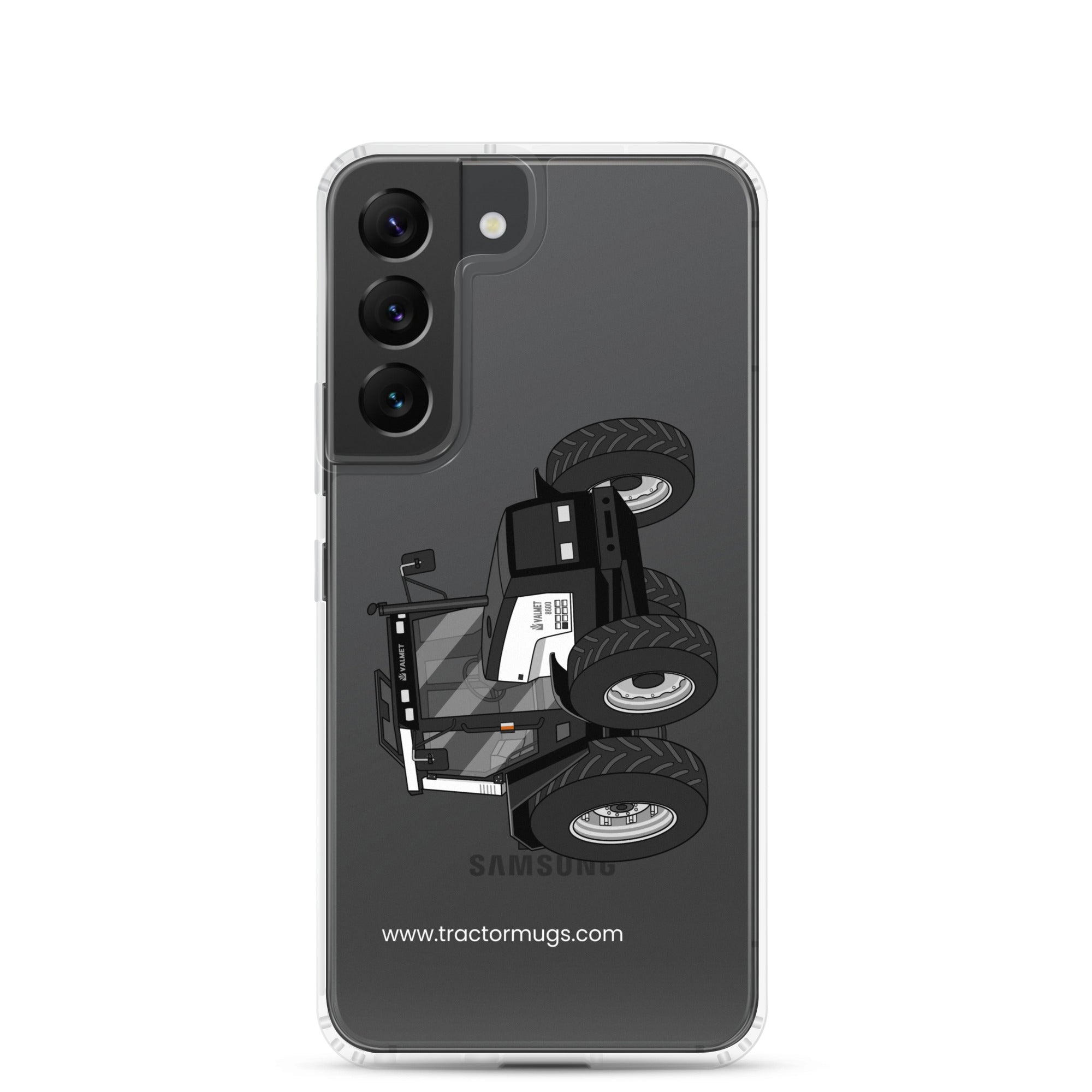 The Tractor Mugs Store Samsung Galaxy S22 Valmet Mega 8600 | Clear Case for Samsung® Quality Farmers Merch