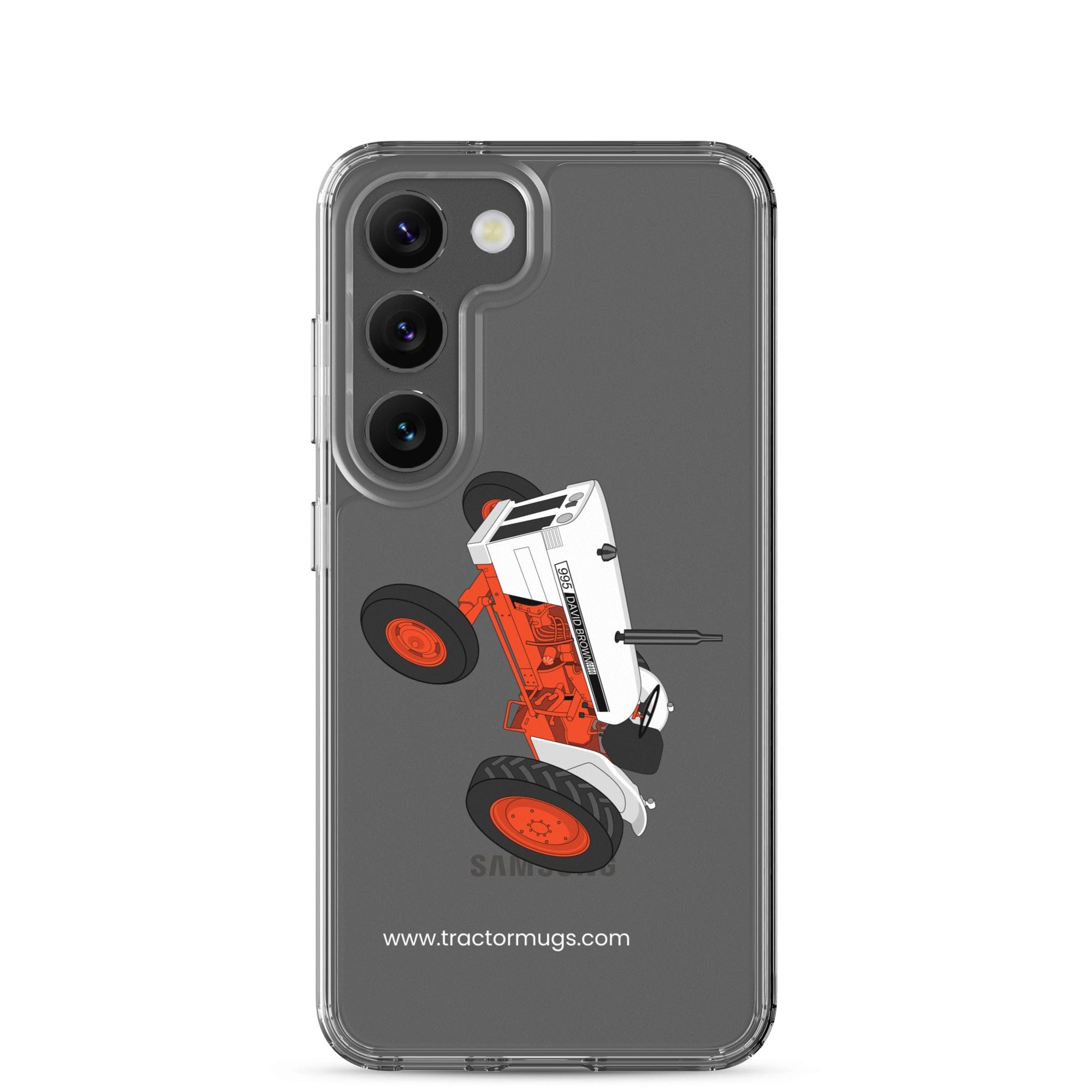 The Tractor Mugs Store Samsung Galaxy S23 Case David Brown 995 (1973) | Clear Case for Samsung® Quality Farmers Merch