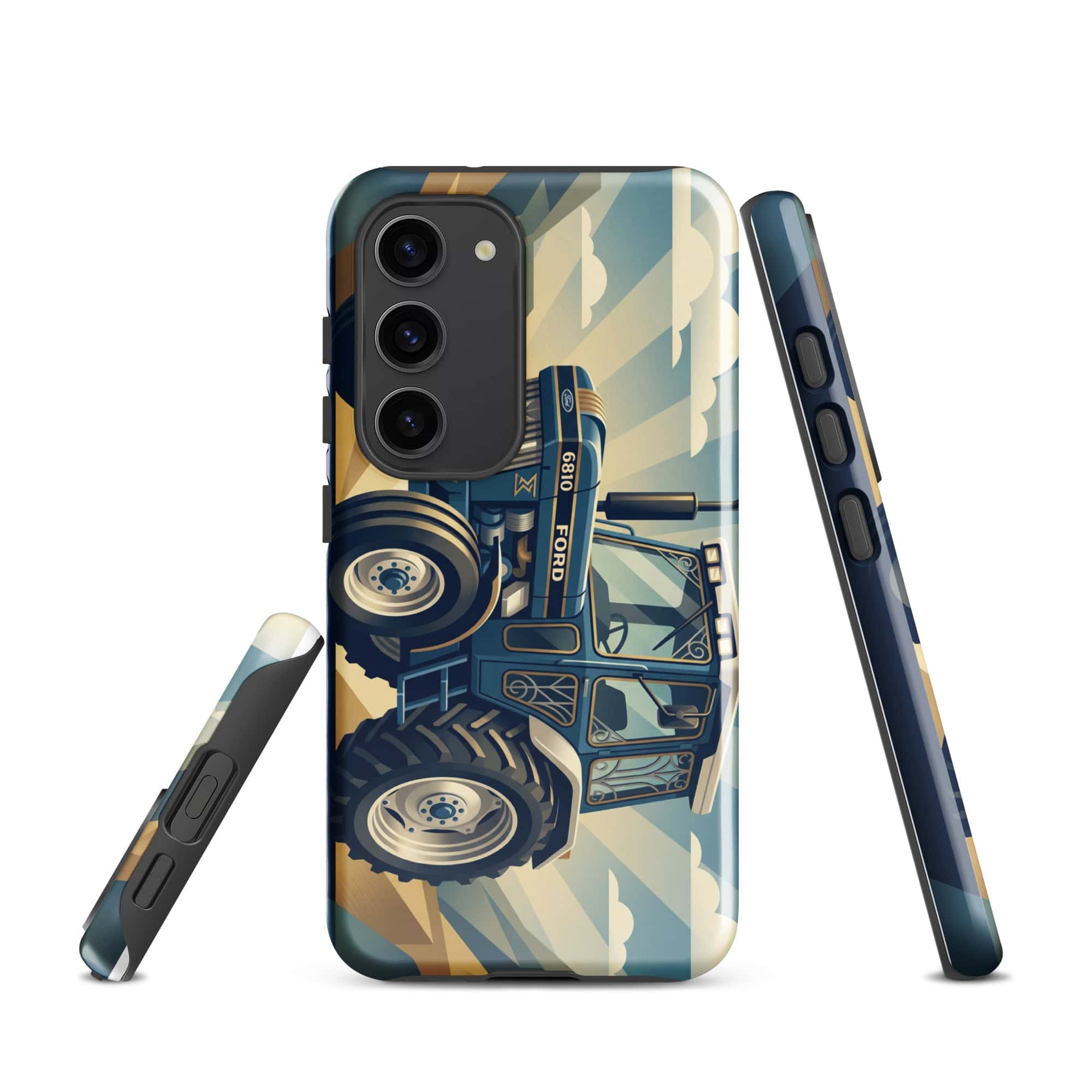 The Tractor Mugs Store Samsung Galaxy S23 Ford 6810 2WD | Art Deco Tough case for Samsung® Quality Farmers Merch