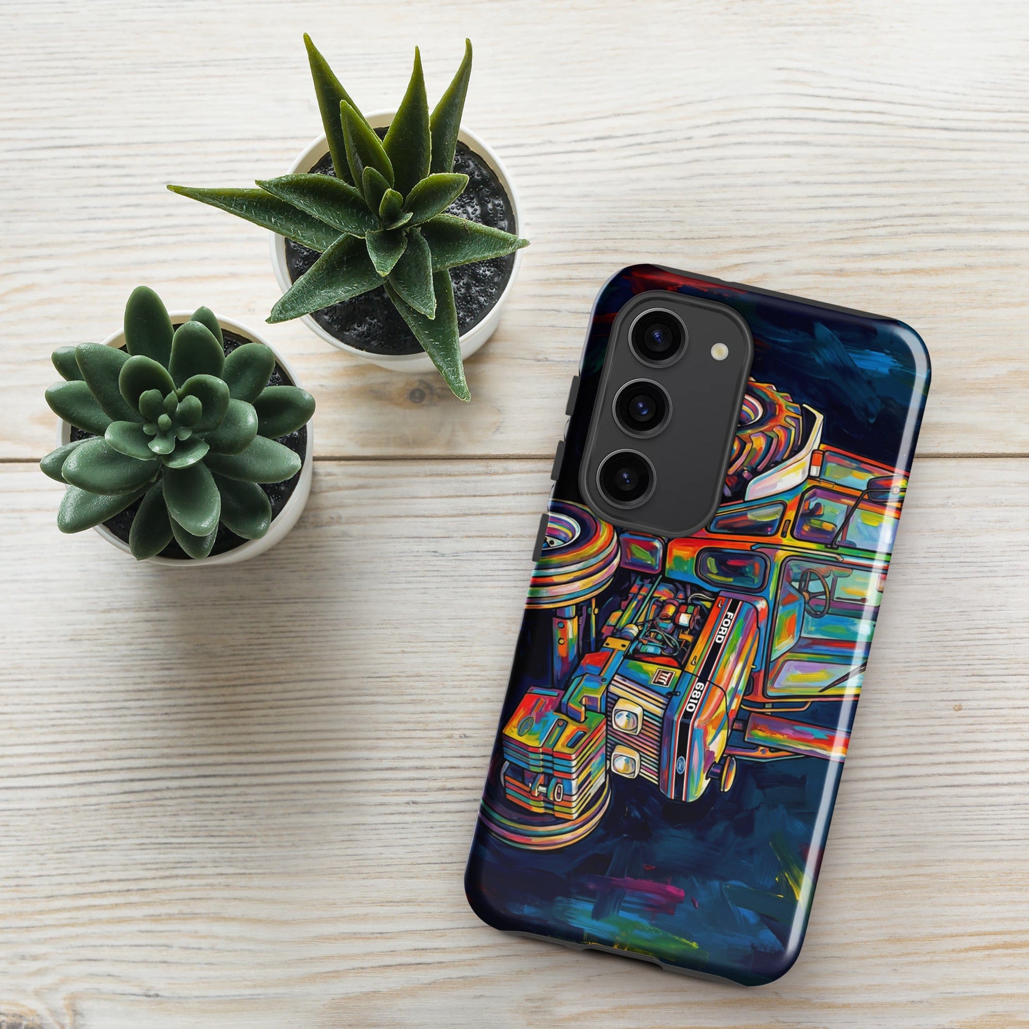 The Tractor Mugs Store Samsung Galaxy S23 Ford 6810 2WD | Splash Art Tough case for Samsung® Quality Farmers Merch