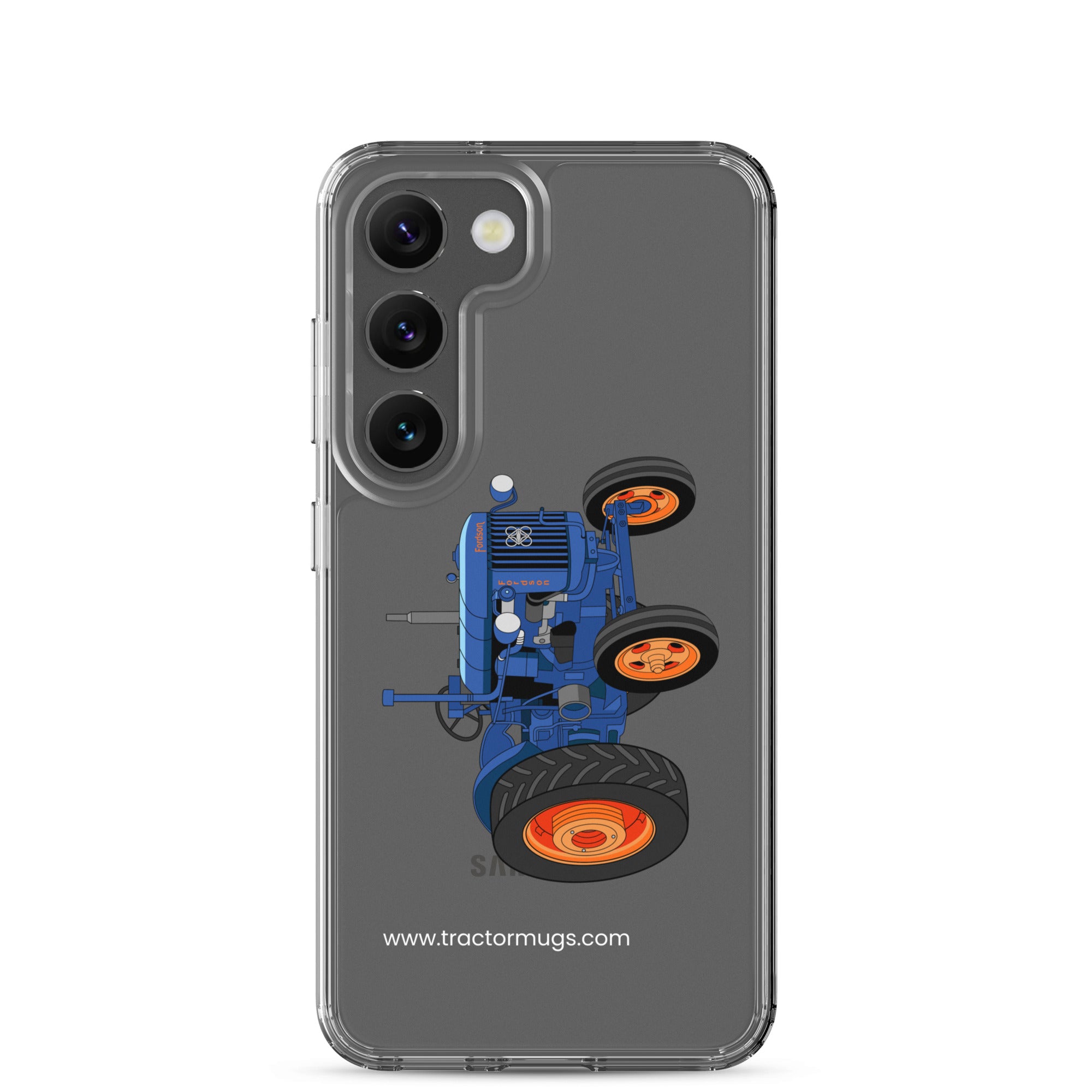 The Tractor Mugs Store Samsung Galaxy S23 Fordson E27N L4a | Clear Case for Samsung® Quality Farmers Merch