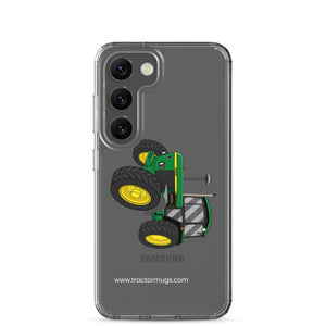The Tractor Mugs Store Samsung Galaxy S23 John Deere 3350 4WD | Clear Case for Samsung® Quality Farmers Merch