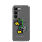 The Tractor Mugs Store Samsung Galaxy S23 John Deere 3650 | Clear Case for Samsung® Quality Farmers Merch