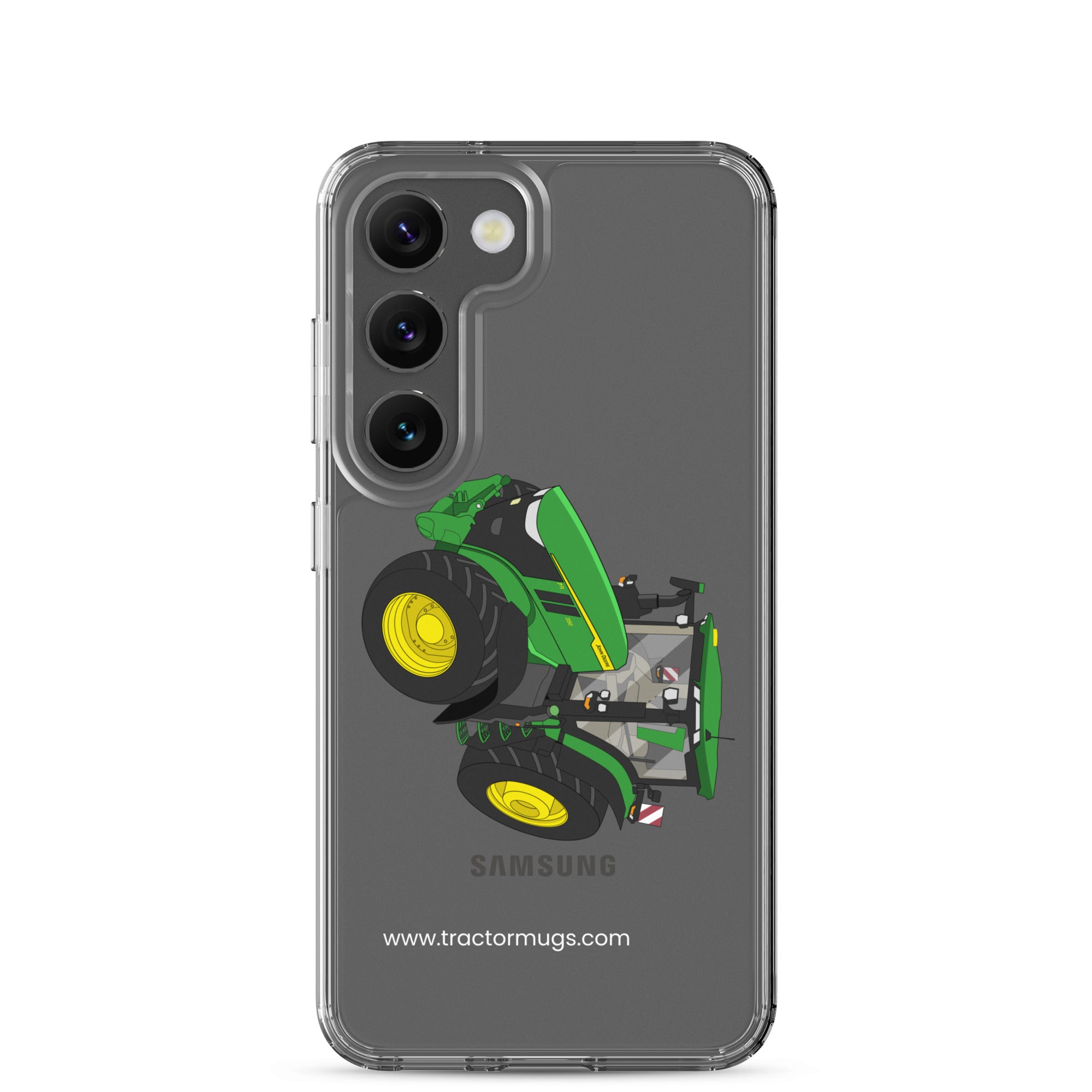 The Tractor Mugs Store Samsung Galaxy S23 John Deere 7R 350 auto power | Clear Case for Samsung® Quality Farmers Merch