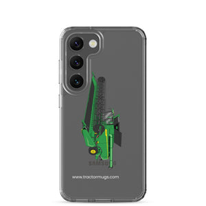 The Tractor Mugs Store Samsung Galaxy S23 John Deere X9 1100 Combine | Clear Case for Samsung® Quality Farmers Merch