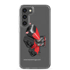 The Tractor Mugs Store Samsung Galaxy S23 Plus Case IH Quadtrac 715 | Clear Case for Samsung® Quality Farmers Merch