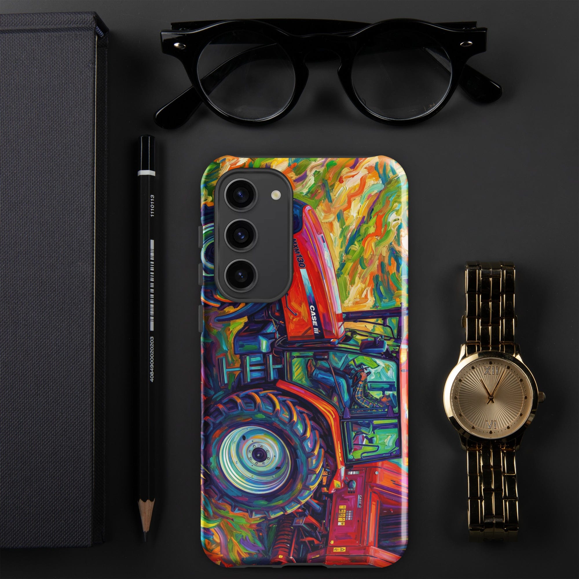 The Tractor Mugs Store Samsung Galaxy S23 Plus CASE MX 130 | Splash Art Tough case for Samsung® Quality Farmers Merch