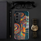 The Tractor Mugs Store Samsung Galaxy S23 Plus Deutz Fahr DX 140 | Splash Art Tough case for Samsung® Quality Farmers Merch