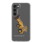 The Tractor Mugs Store Samsung Galaxy S23 Plus Ford 550 Backhoe | Clear Case for Samsung® Quality Farmers Merch