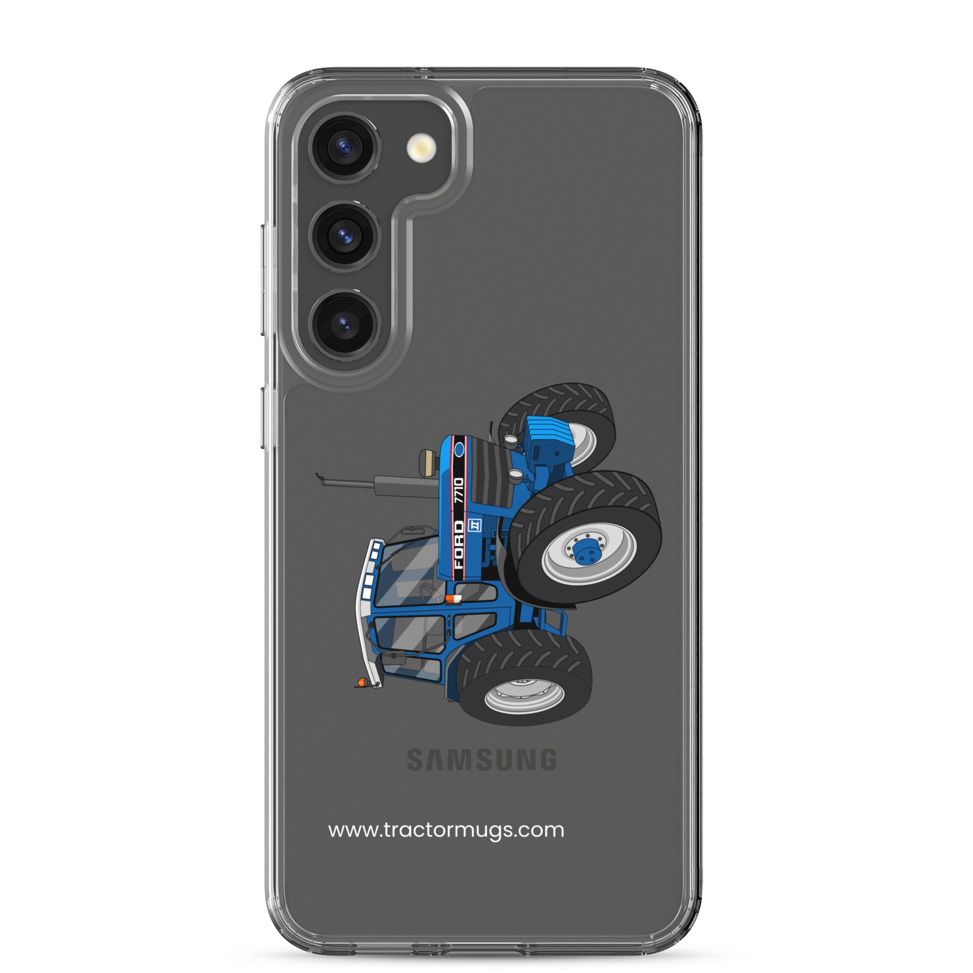 The Tractor Mugs Store Samsung Galaxy S23 Plus Ford 7710 | Clear Case for Samsung® Quality Farmers Merch