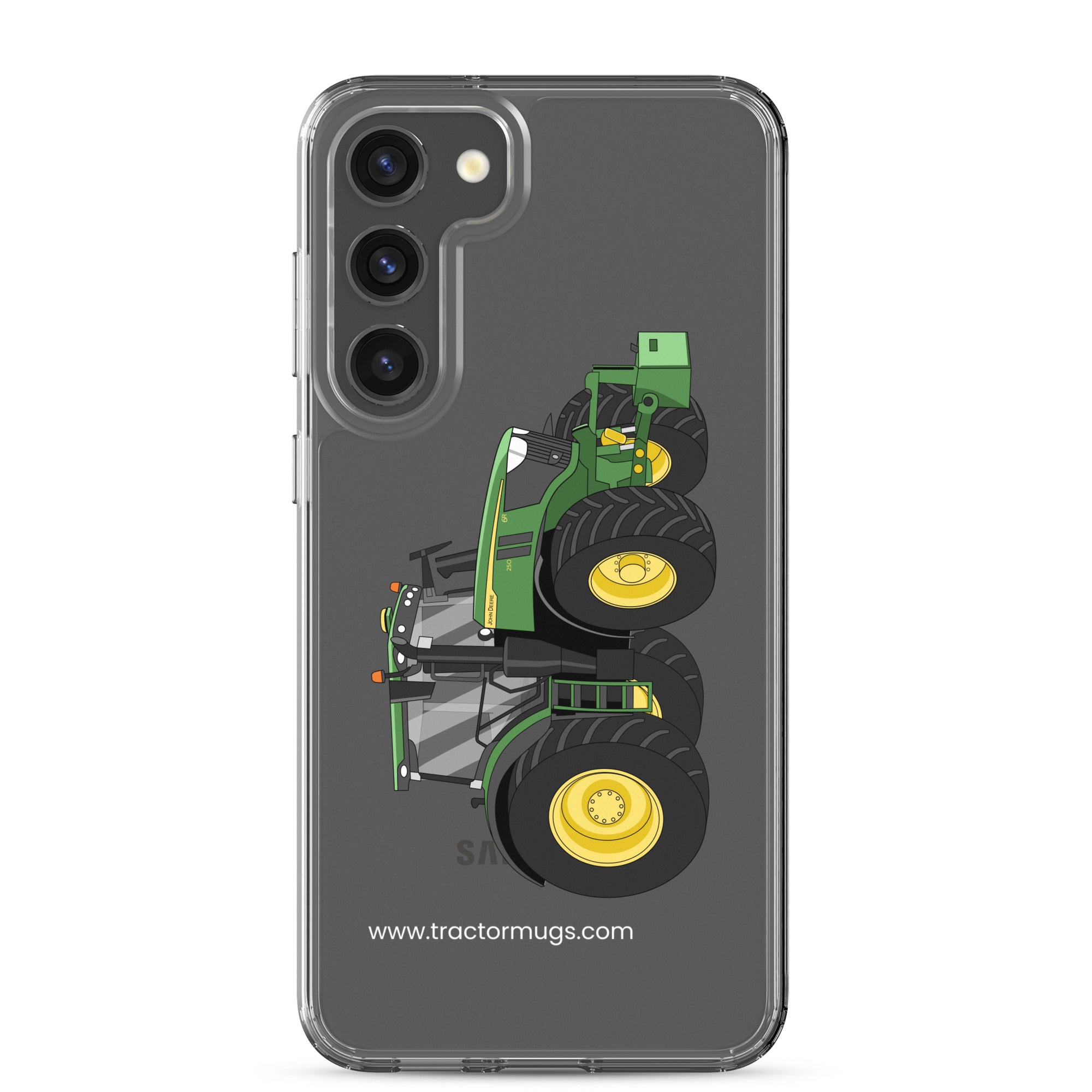 The Tractor Mugs Store Samsung Galaxy S23 Plus John Deere 6R | Clear Case for Samsung® Quality Farmers Merch