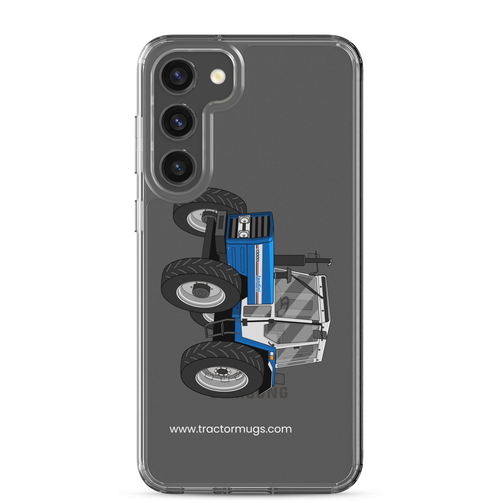 The Tractor Mugs Store Samsung Galaxy S23 Plus Landini 13000 | Clear Case for Samsung® Quality Farmers Merch