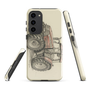 The Tractor Mugs Store Samsung Galaxy S23 Plus McCormick MTX 150 Signature Edition Pencil Sketch | Tough case for Samsung® Quality Farmers Merch