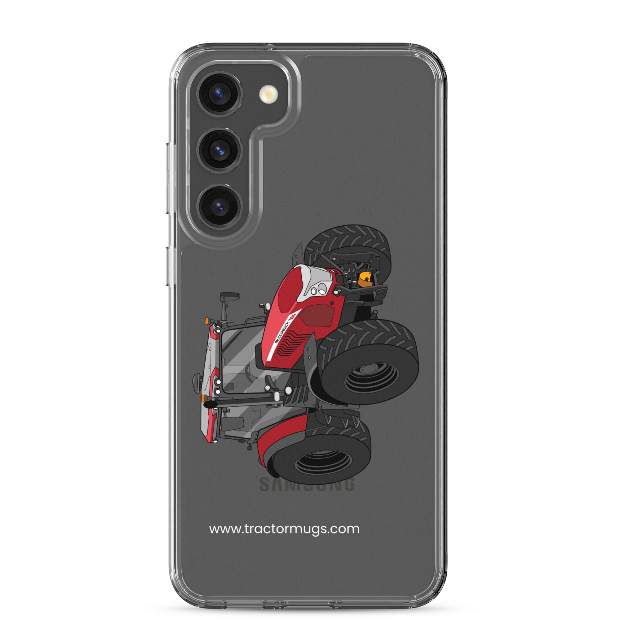 The Tractor Mugs Store Samsung Galaxy S23 Plus McCormick X6 Vt Drive | Clear Case for Samsung® Quality Farmers Merch