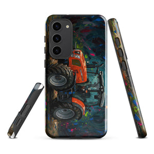 The Tractor Mugs Store Samsung Galaxy S23 Plus SAME Explorer 105 (Stage V) Splash Art | Tough case for Samsung® Quality Farmers Merch