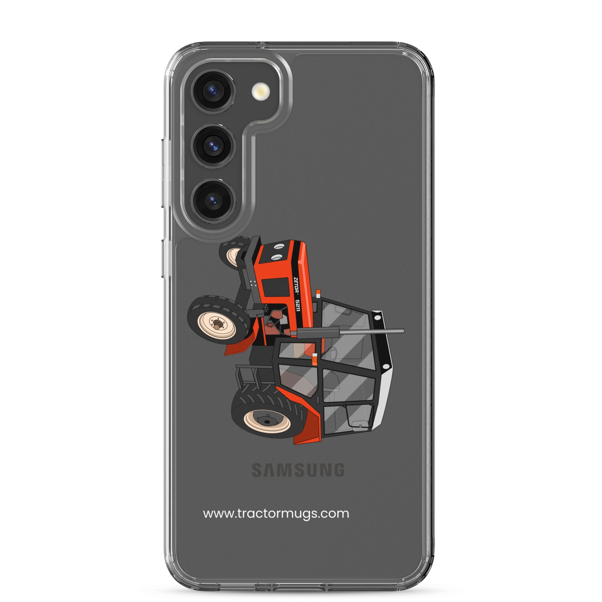 The Tractor Mugs Store Samsung Galaxy S23 Plus Zetor 5211 | Clear Case for Samsung® Quality Farmers Merch