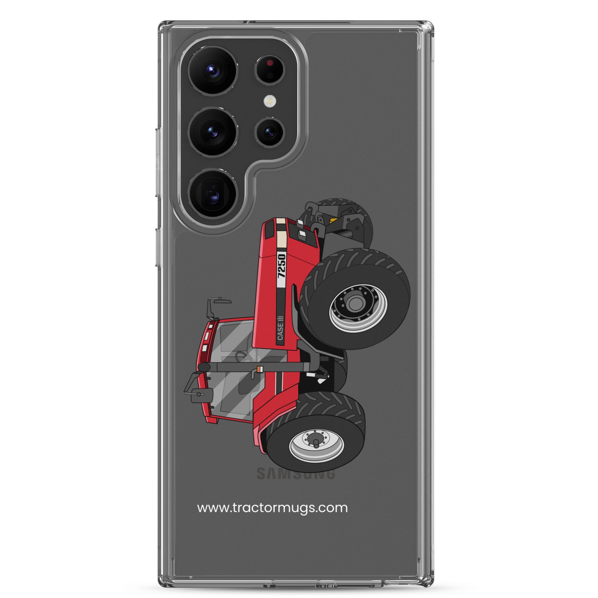 The Tractor Mugs Store Samsung Galaxy S23 Ultra Case IH 7250 | Clear Case for Samsung® Quality Farmers Merch