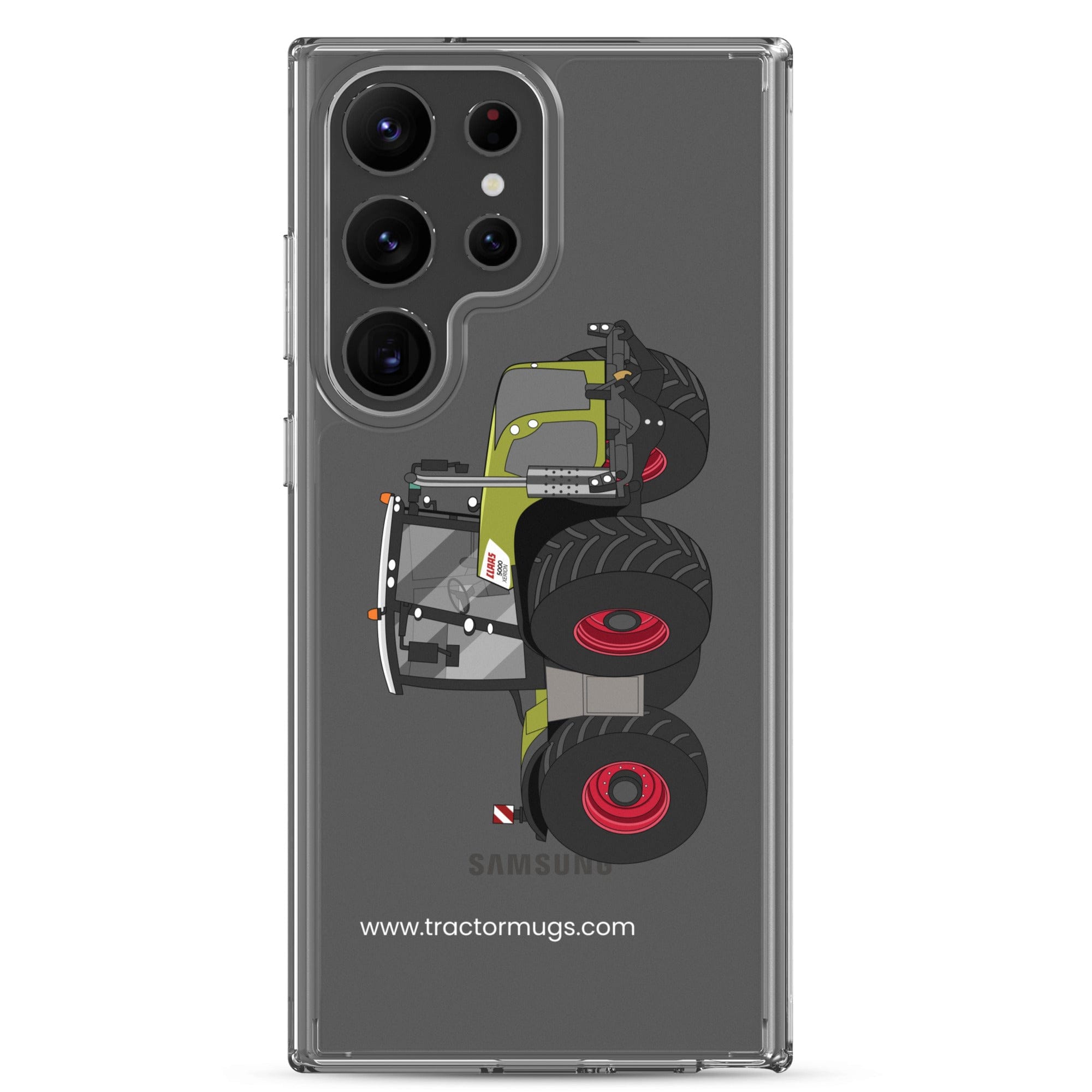 The Tractor Mugs Store Samsung Galaxy S23 Ultra Class Xerion 5000 Tractor VC | Clear Case for Samsung® Quality Farmers Merch