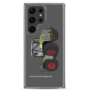 The Tractor Mugs Store Samsung Galaxy S23 Ultra Class Xerion 5000 Tractor VC | Clear Case for Samsung® Quality Farmers Merch