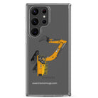 The Tractor Mugs Store Samsung Galaxy S23 Ultra JCB 370 LC | Clear Case for Samsung® Quality Farmers Merch