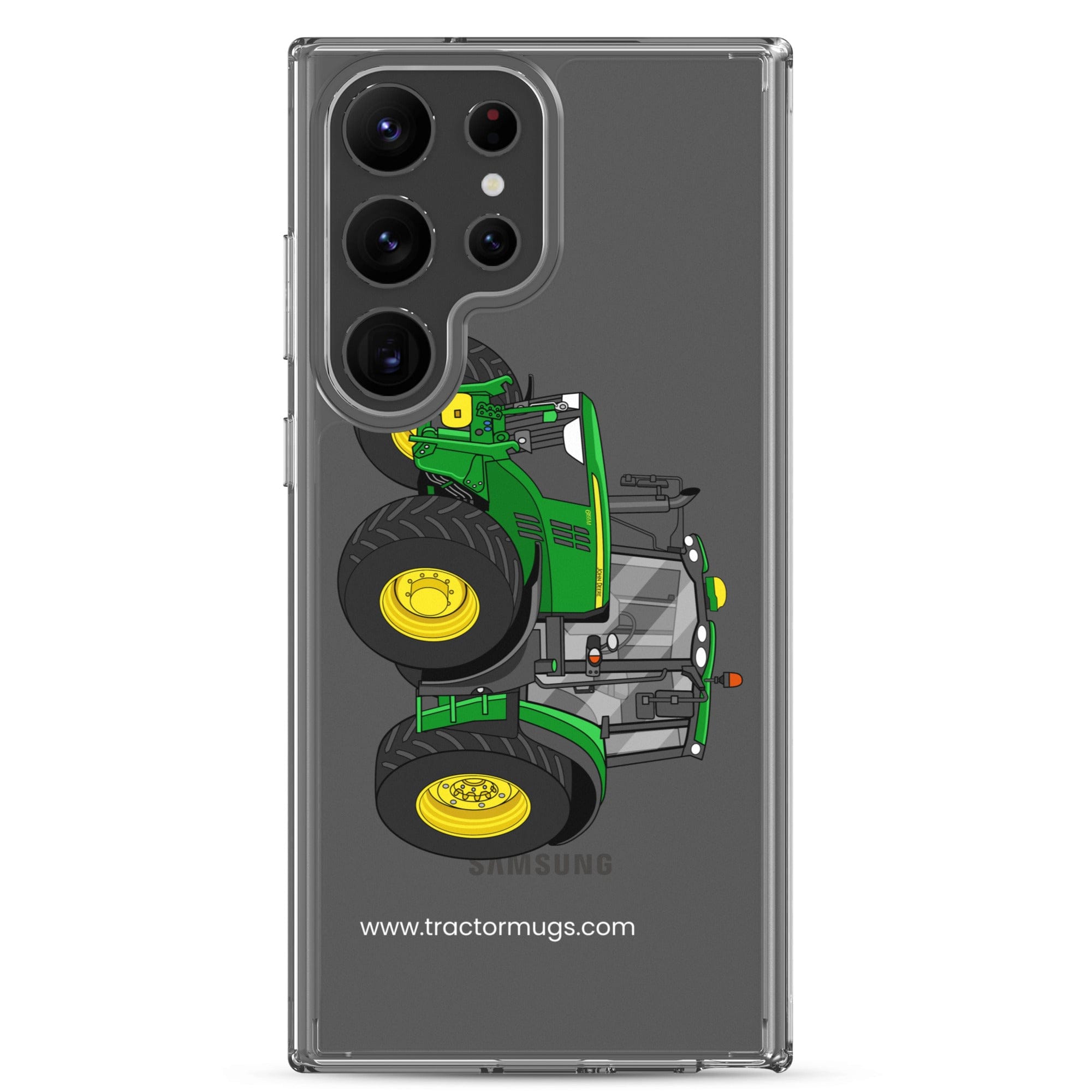 The Tractor Mugs Store Samsung Galaxy S23 Ultra John Deere 6155 M | Clear Case for Samsung® Quality Farmers Merch