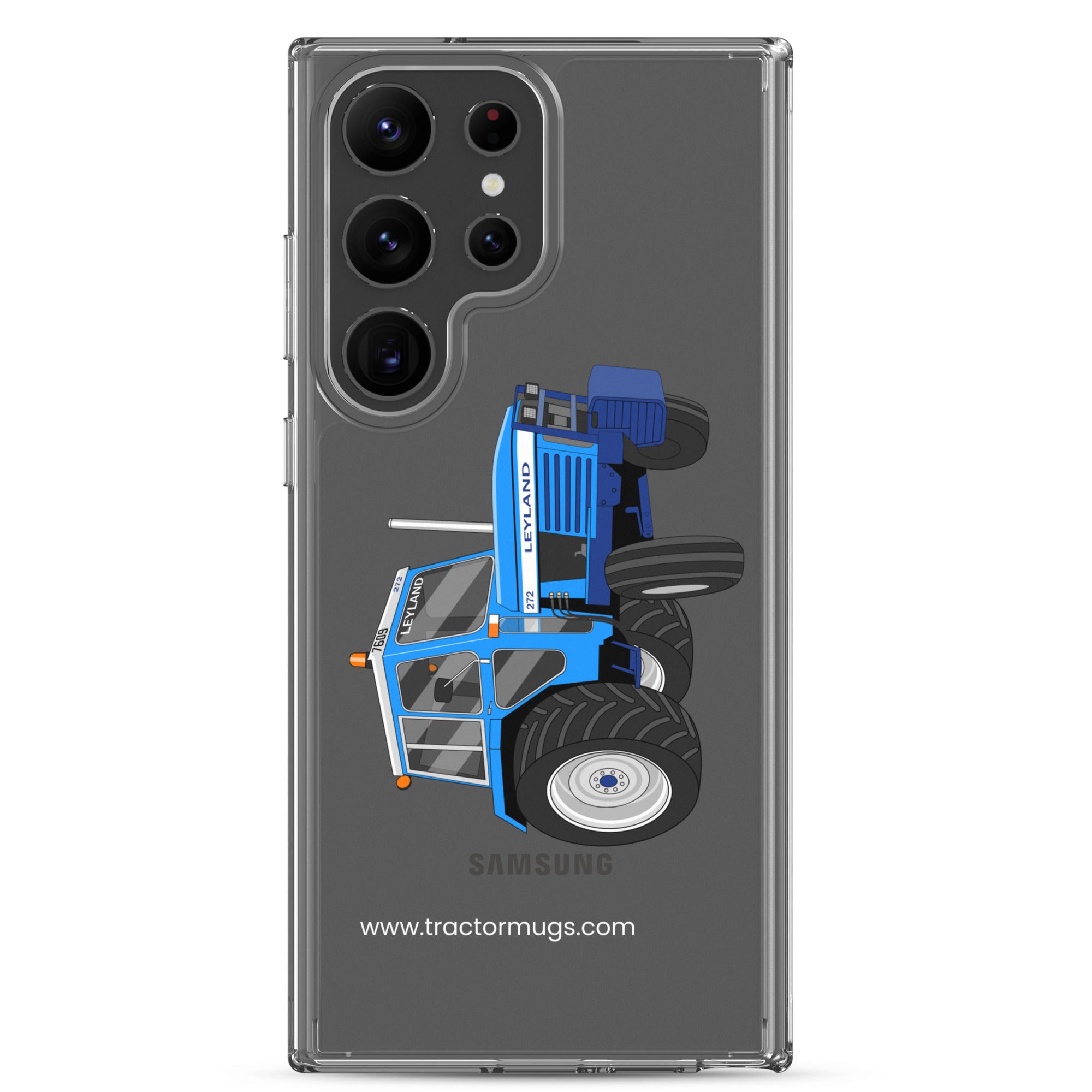 The Tractor Mugs Store Samsung Galaxy S23 Ultra Leyland 272 | Clear Case for Samsung® Quality Farmers Merch