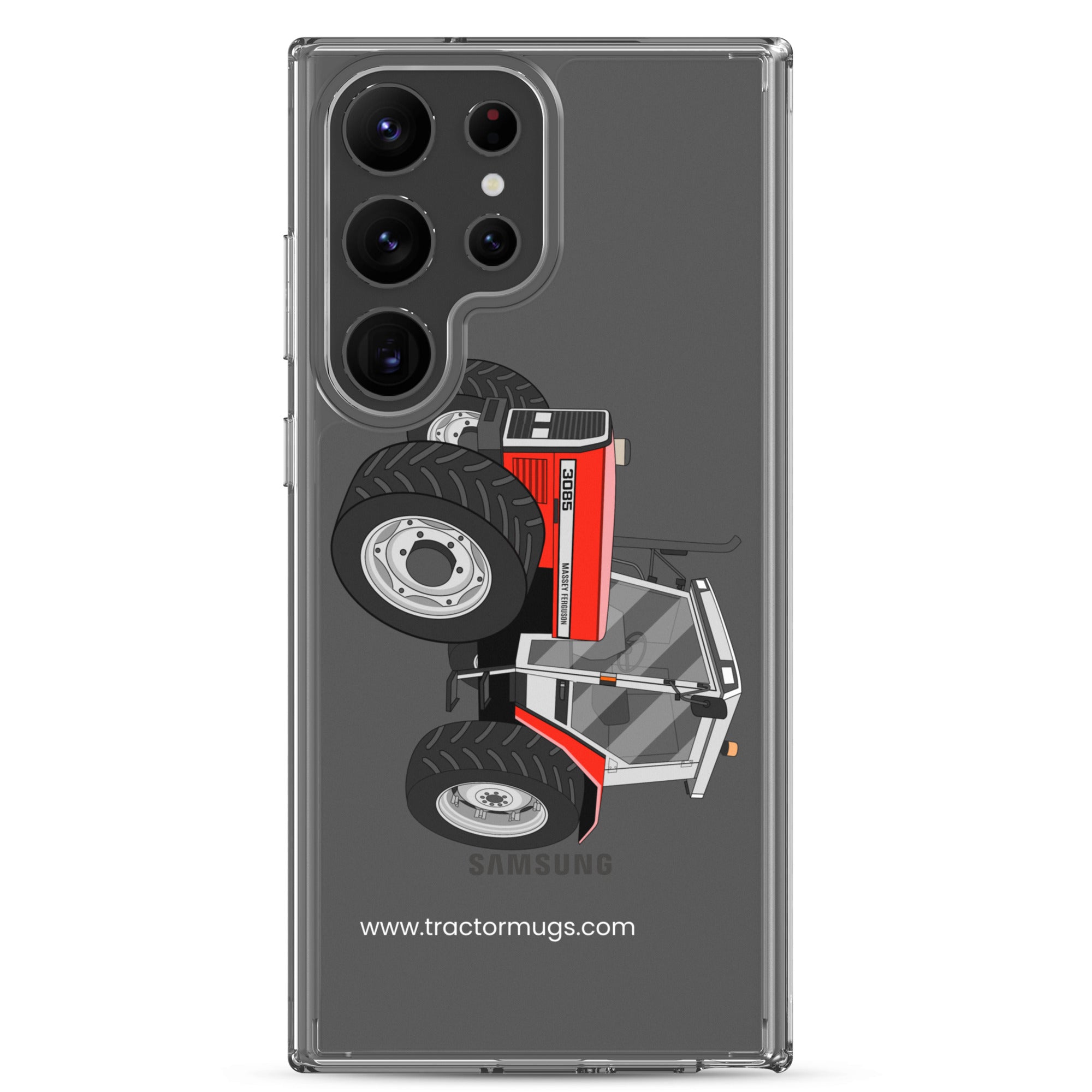 The Tractor Mugs Store Samsung Galaxy S23 Ultra Massey Ferguson 3085 | Clear Case for Samsung® Quality Farmers Merch