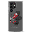 The Tractor Mugs Store Samsung Galaxy S23 Ultra McCormick X6 Vt Drive | Clear Case for Samsung® Quality Farmers Merch