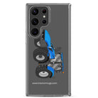 The Tractor Mugs Store Samsung Galaxy S23 Ultra New Holland T6 180 Methane | Clear Case for Samsung® Quality Farmers Merch