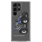 The Tractor Mugs Store Samsung Galaxy S23 Ultra New Holland T8 435 | Clear Case for Samsung® Quality Farmers Merch