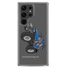 The Tractor Mugs Store Samsung Galaxy S23 Ultra New Holland TM 150 Super Steer | Clear Case for Samsung® Quality Farmers Merch