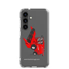 The Tractor Mugs Store Samsung Galaxy S24 Case IH Axial Flow 2188 Harvester | Clear Case for Samsung® Quality Farmers Merch